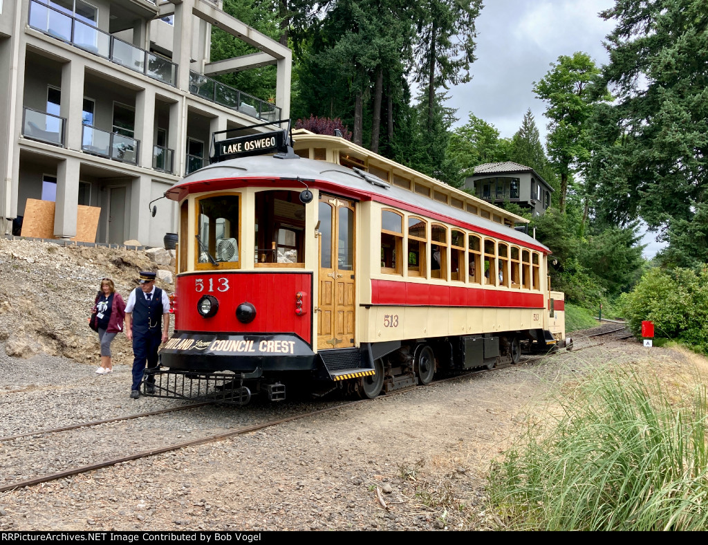 Willamette Shore Trolley 513